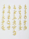 Zirconia Crystal Initial Necklace