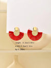 Metallic Tassel Earrings