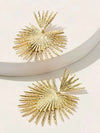 Vintage Heart Fan Tassel Earrings