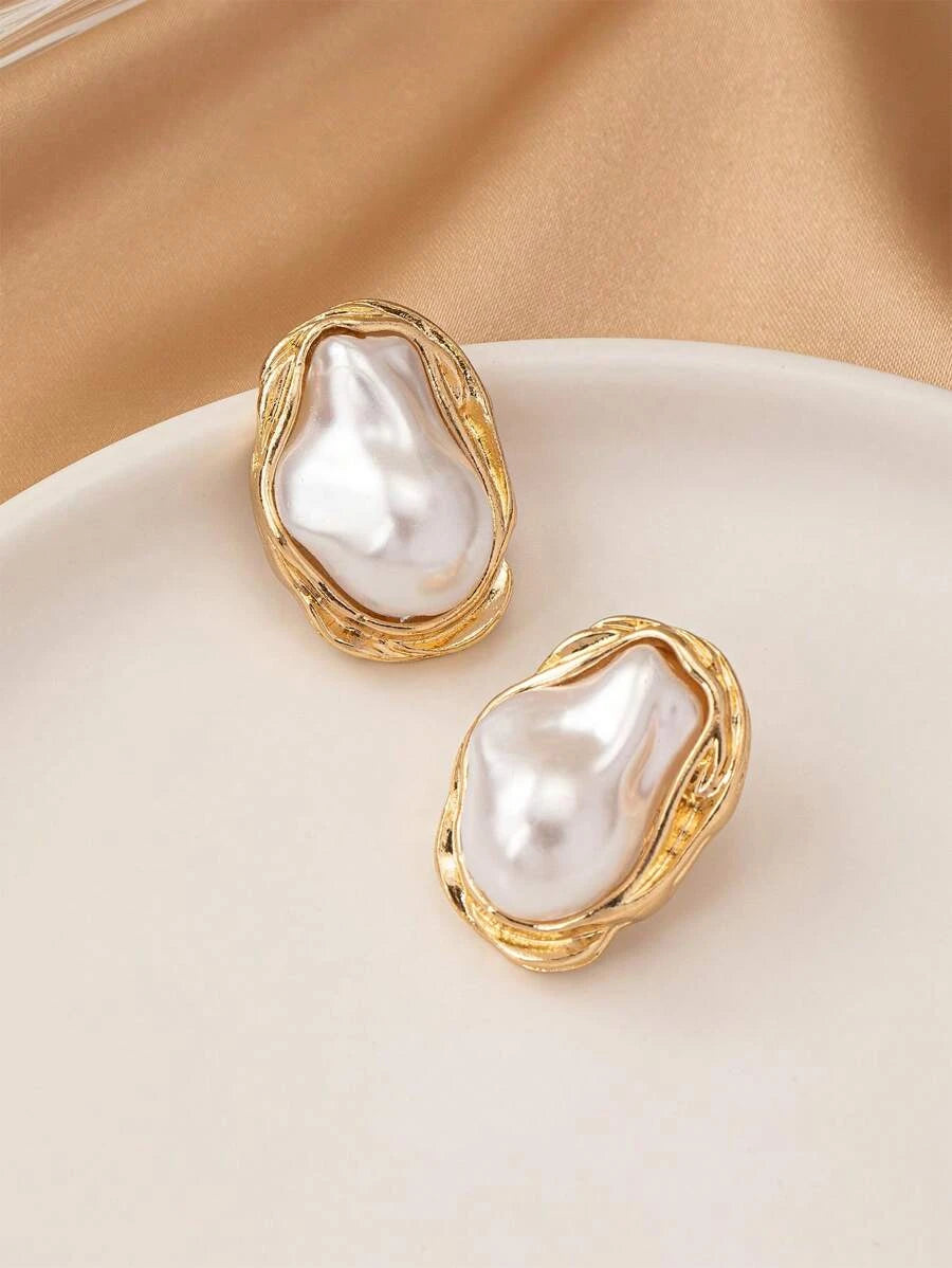 Vintage Pearl Drop Earrings