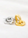 Vintage French Circle Earrings