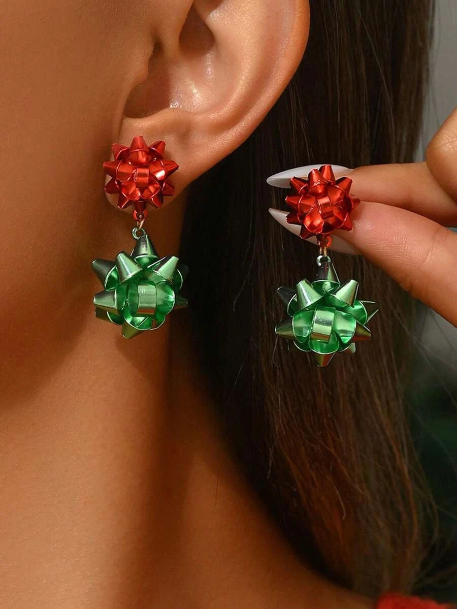 Vintage Minimalist Hammered Half-Sphere Earrings