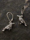 Retro Silvery Bird Earrings