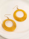 Hollow Out Round Drop Earrings