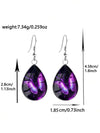 Vintage Minimalist Purple Butterfly Earrings