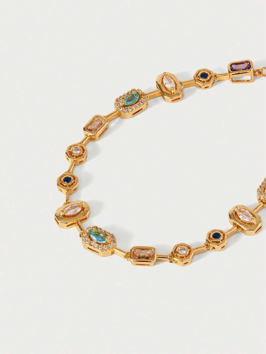 Glisma Gold Plated Chain Bracelet
