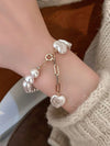 Faux Pearl Beaded Bracelet