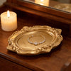 Vintage Gold Jewelry Tray