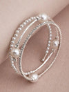 Faux Pearl Rhinestone Jewelry