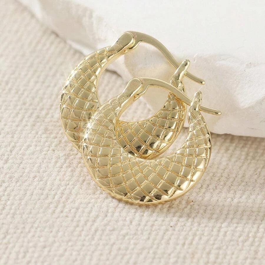 Vintage U Shaped Pendant Earrings