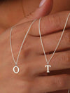 Double Stainless Steel Initial Necklace