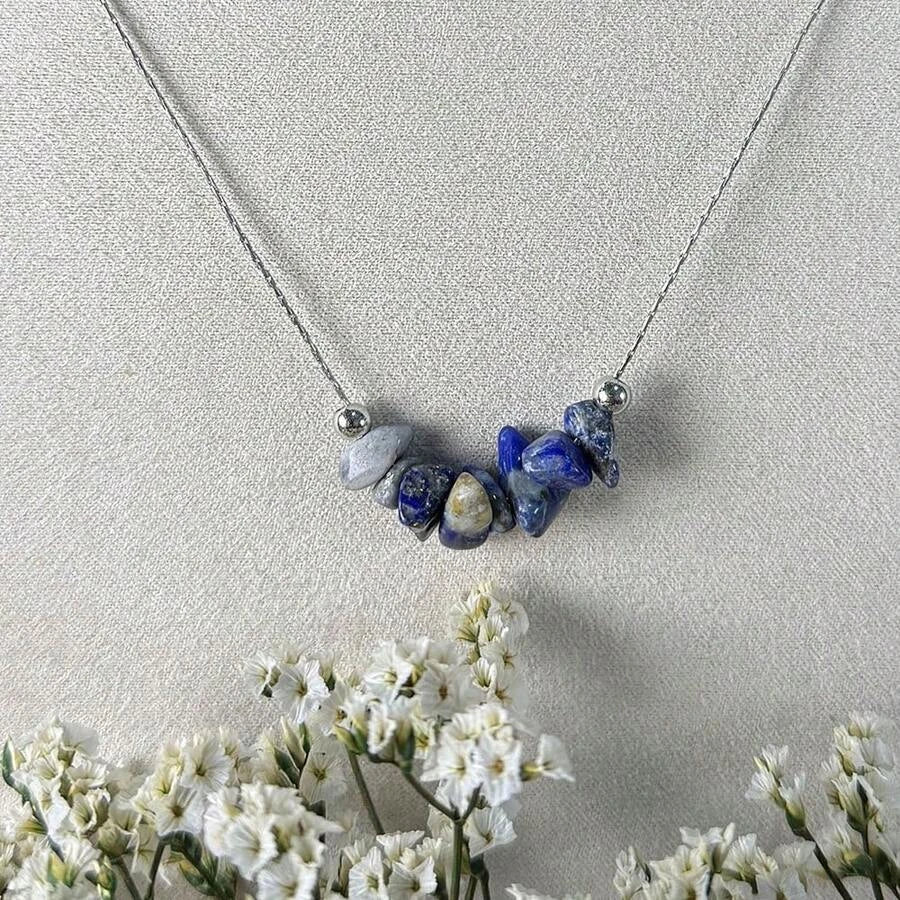 Natural Lapis Lazuli Stone Necklace