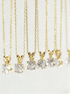 Gold Plated Cubic Zirconia Necklace