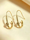 Vintage Bohemian Geometric Faux Opal Earrings
