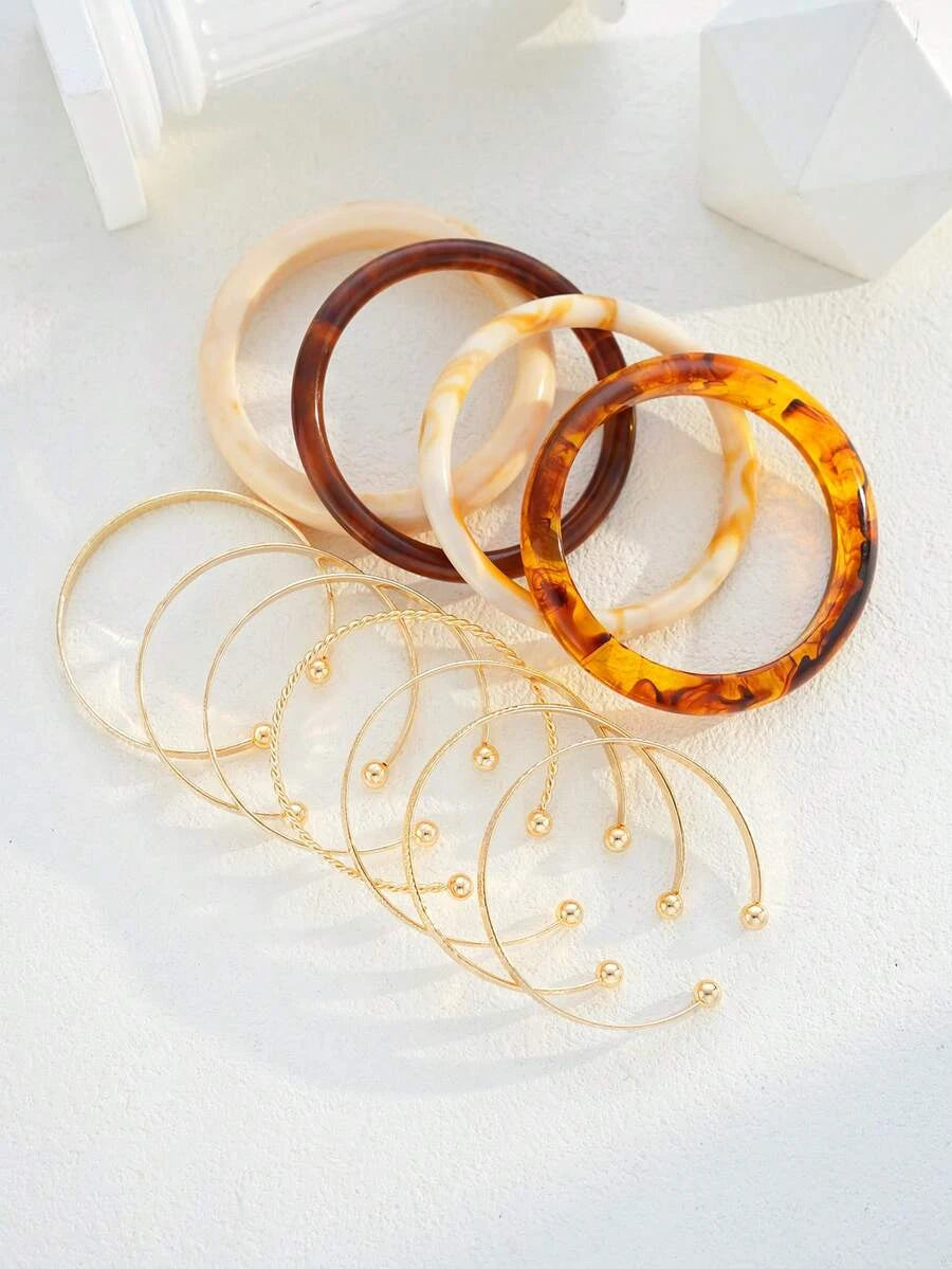 Maillard Color Palette Bracelet Set