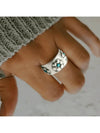 Vintage Turquoise Wide Ring