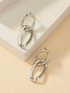 Chain Design Drop Earrings
