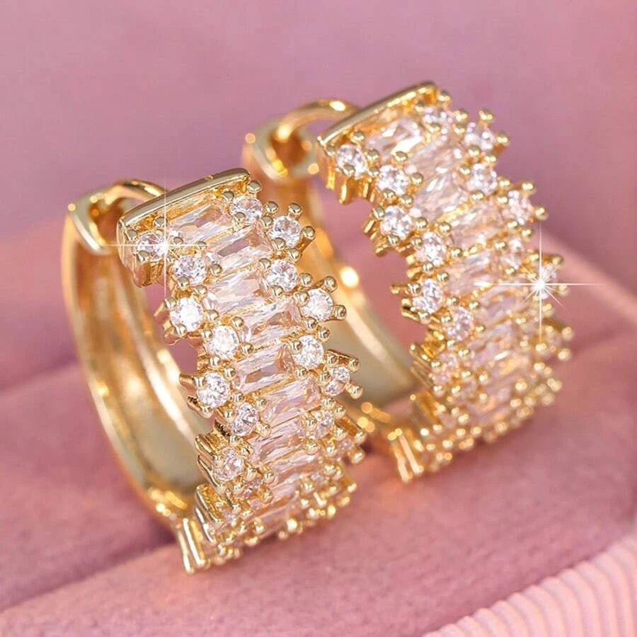 Synthetic Zirconia Women's Earrings