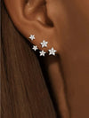 Vintage Resin U-Shaped Earrings