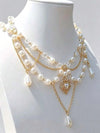 Fairycore Faux Pearl Pendant Necklace
