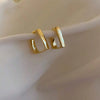 14pcs Vintage Metal Earrings Set, Niche Elegant Earrings For Daily Wear, Gift For Women