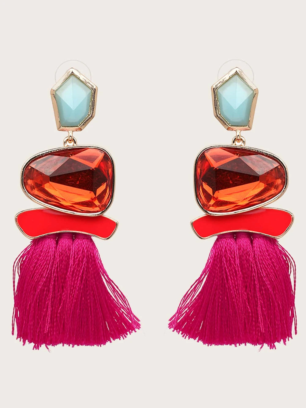 Juran Tassel Drop Earrings