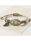 Delicate Ceramic Floral Bracelet Set