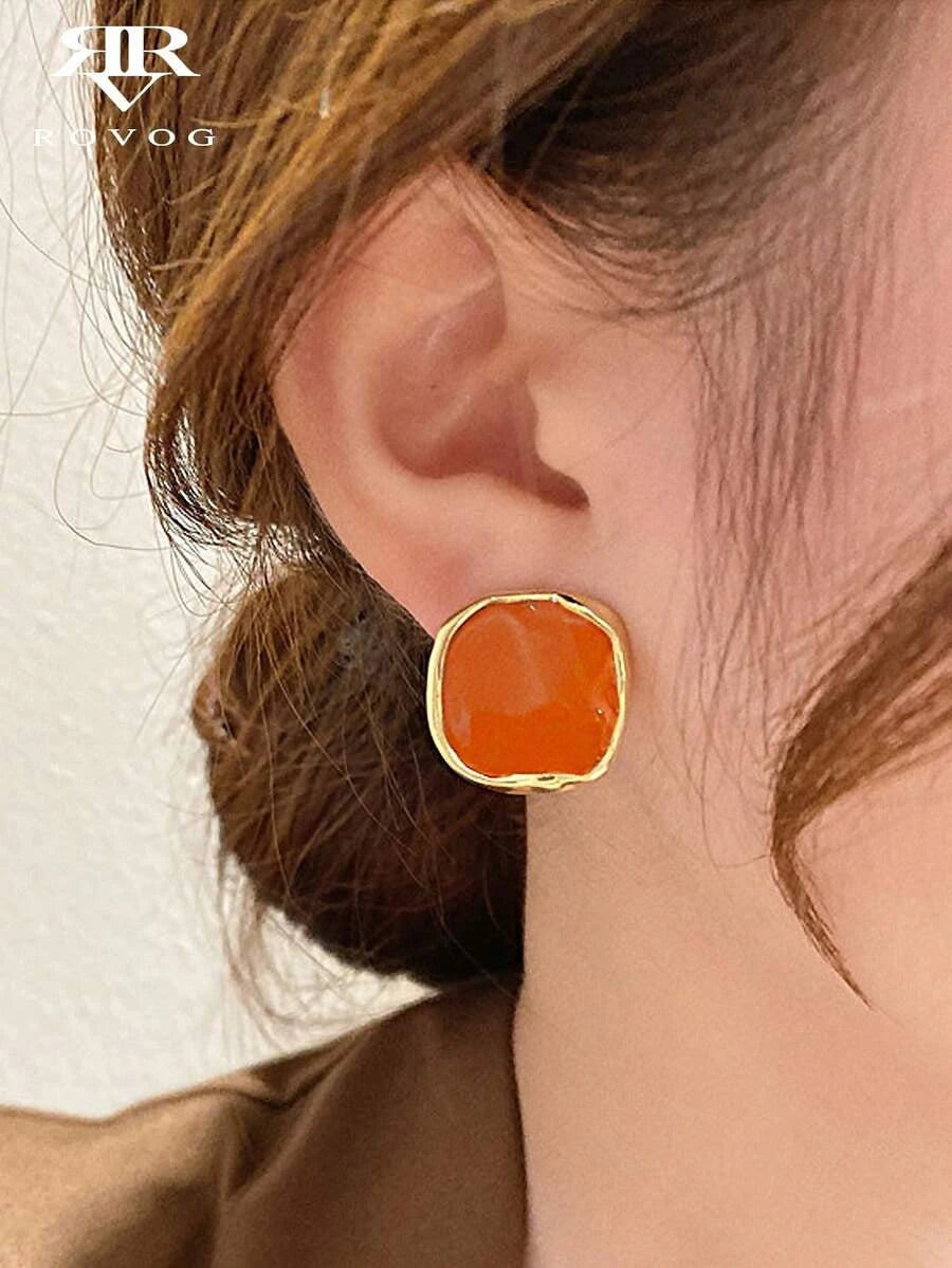 Minimalist Asymmetrical Geometric Earrings