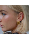 European Gold Earrings