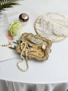 Vintage Gold Jewelry Tray