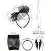 Blulu 80s Retro Party Costume Accessories