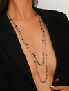 Vintage Gothic Faux Pearl Layered Necklace Set