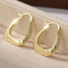 Vintage U Shaped Pendant Earrings
