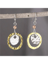 Bohemian Vintage Hollow Round Pendant Earrings