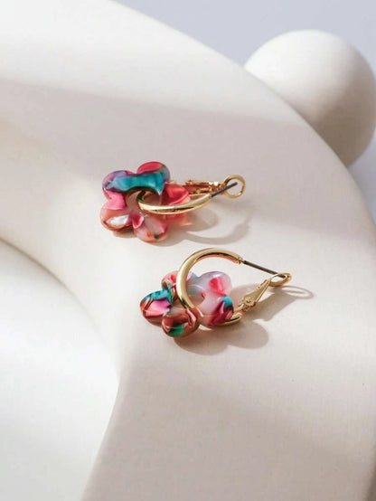 Five Leaf Clover Earring Studs