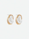 Vintage Elegant Pearl Stud Earrings