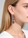 Retro Round Water Drop Earrings