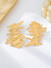 Asymmetrical Hollow Metal Earrings