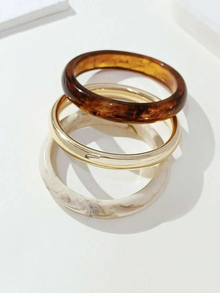 Vintage Style Coffee Ring Set