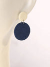 Textured Cloud Statement Earrings