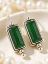 Minimalist Rectangular Dangle Earrings