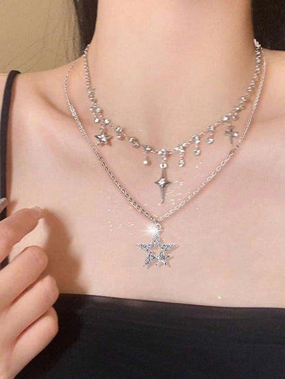 Vintage Gothic Thorn Rose Choker Set