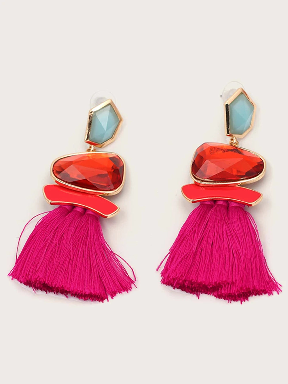 Juran Tassel Drop Earrings