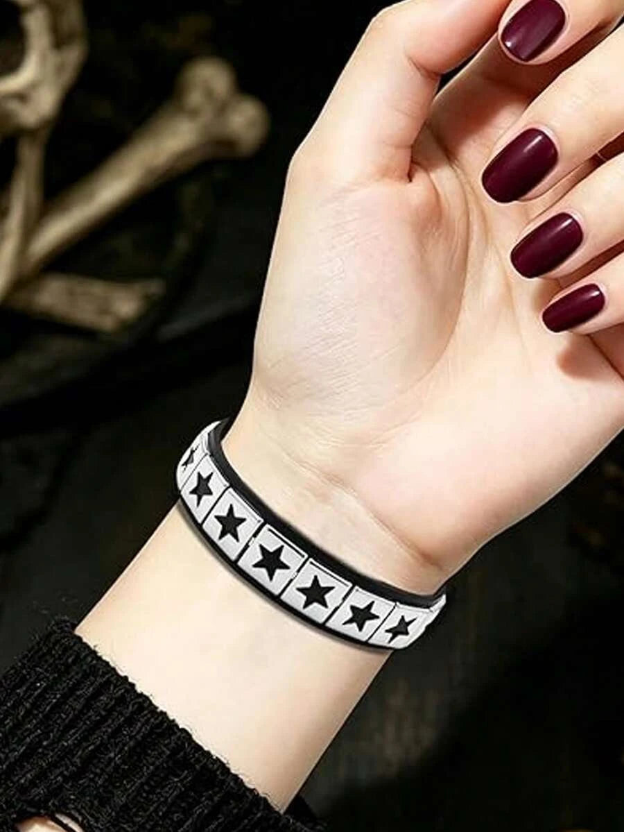 Punk Rock Studded Leather Bracelet