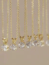 Gold Plated Cubic Zirconia Necklace