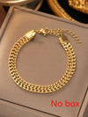 Waterproof Stainless Steel Wheat Chain Beach Bracelet
