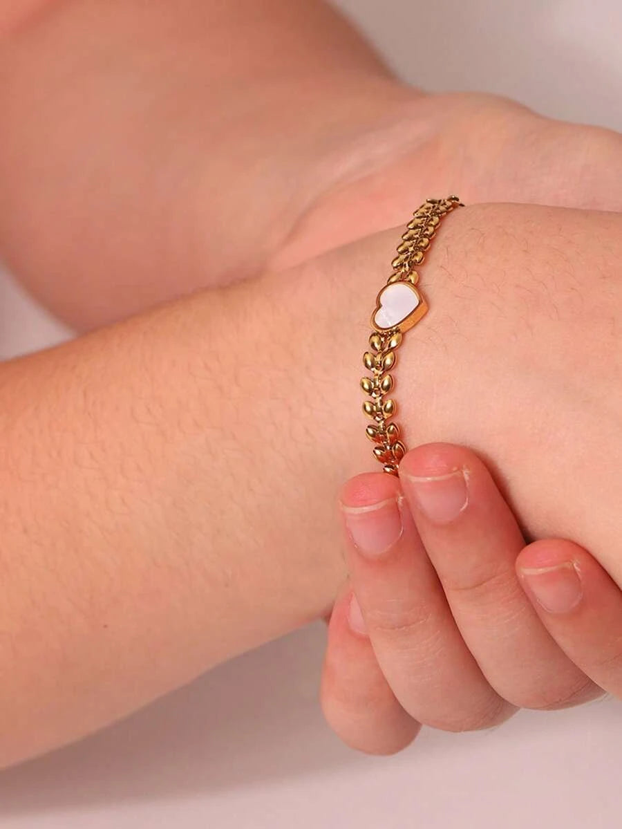 Waterproof Stainless Steel Wheat Chain Beach Bracelet