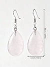 Vintage Tiger Eye Teardrop Earrings