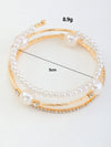 Faux Pearl Rhinestone Jewelry