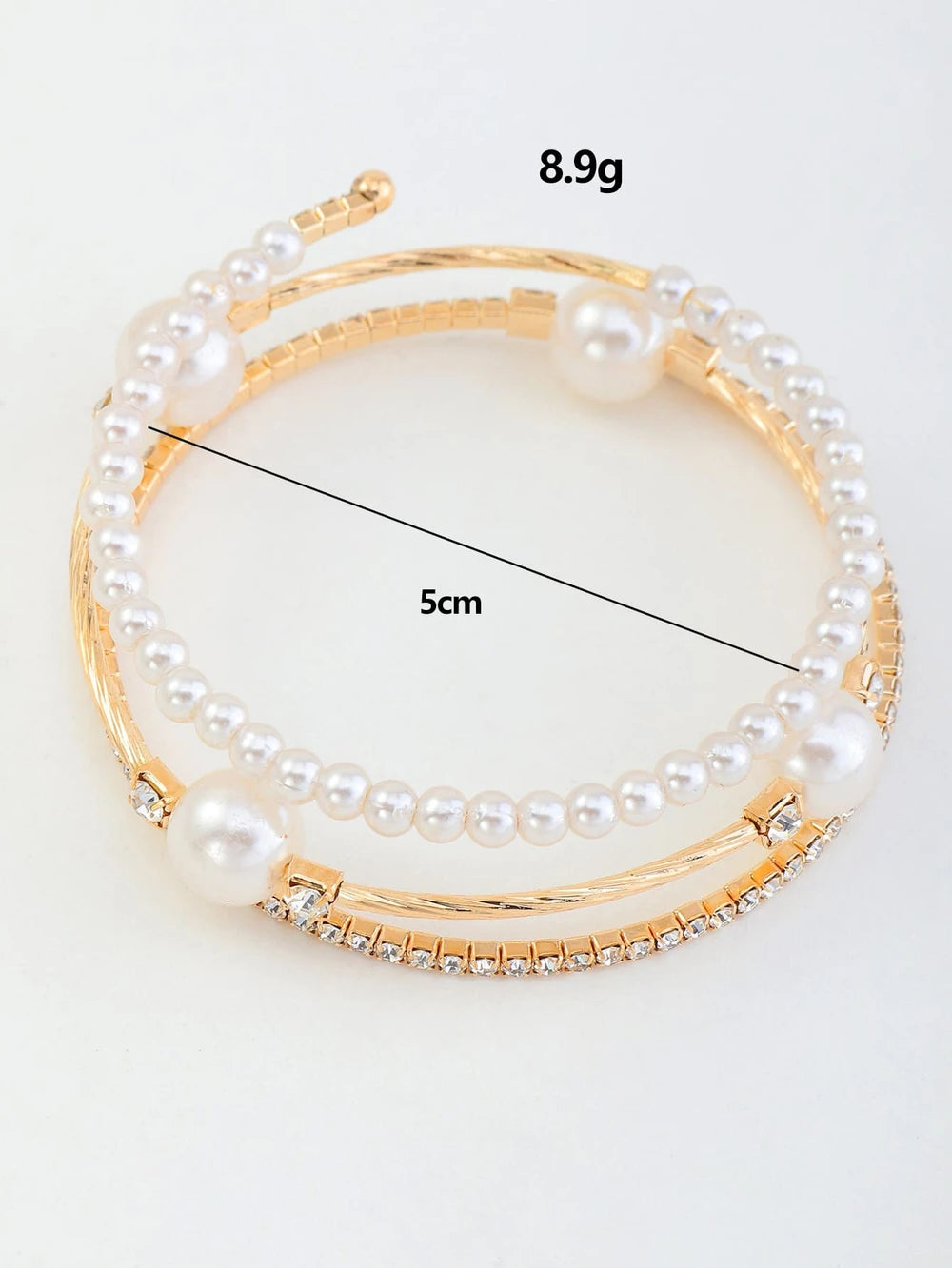 Faux Pearl Rhinestone Jewelry